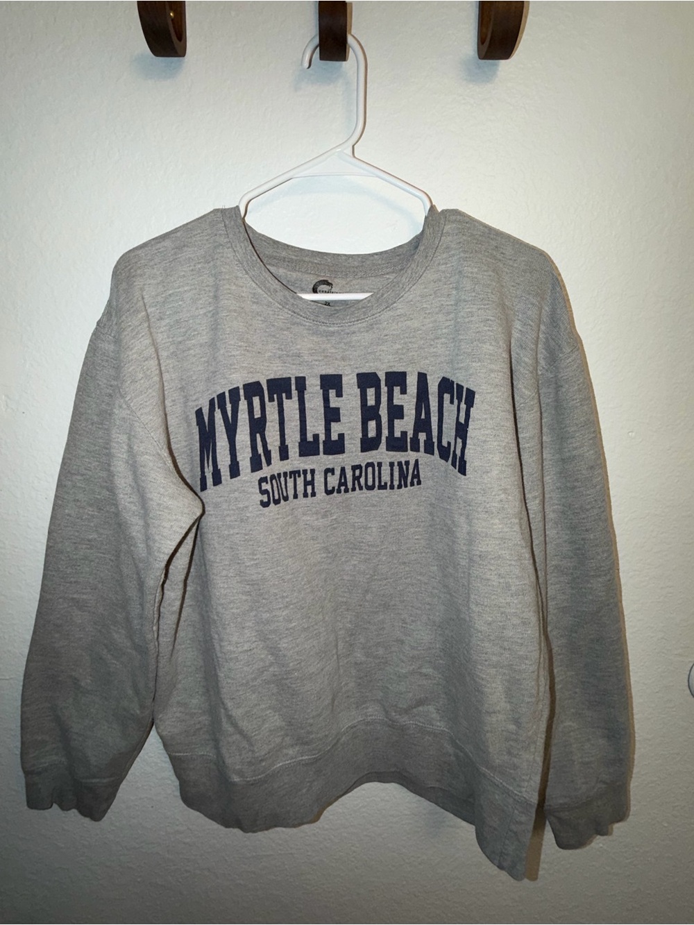 Gray Myrtle Beach South Carolina Graphic Sweatshirt
